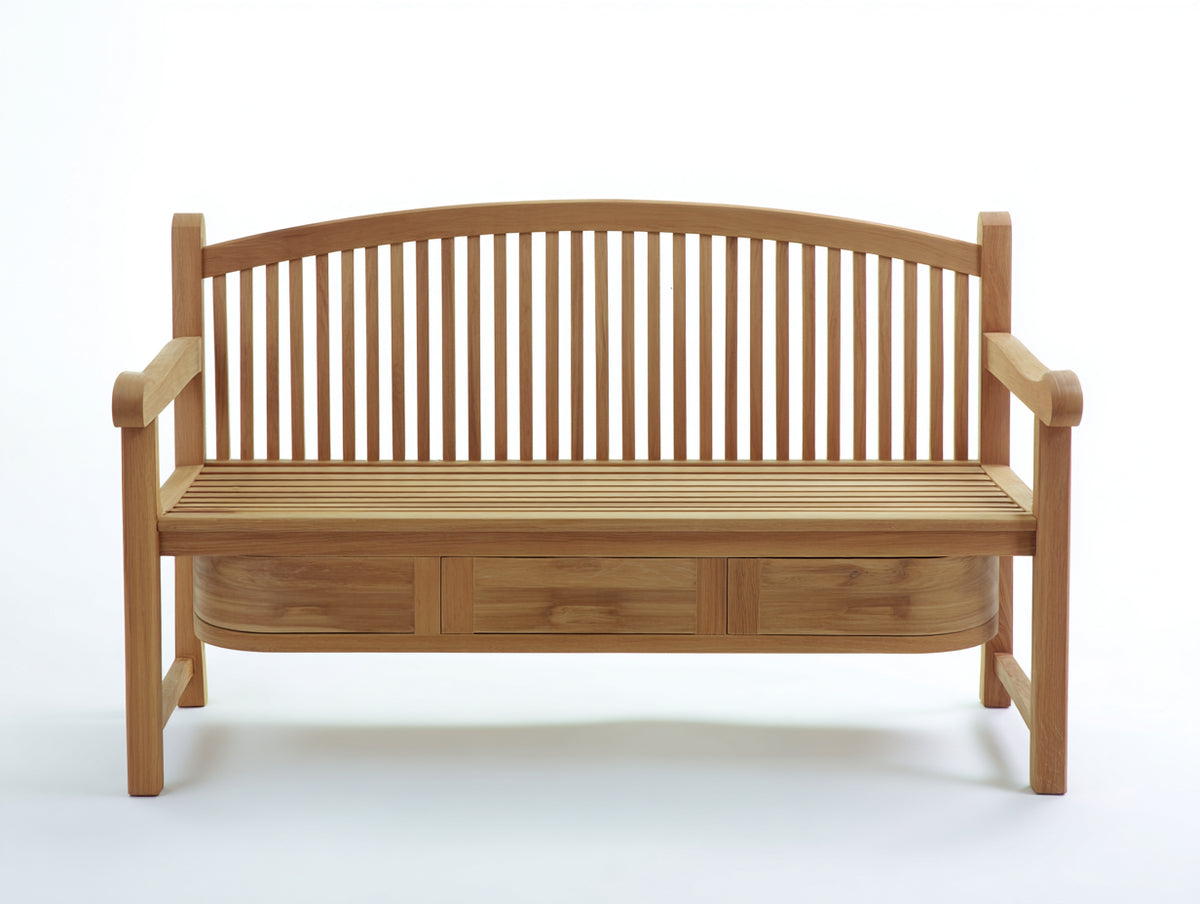 Panche da giardino - Legno - 145x62x92 cm - Naturale - Tradizionale