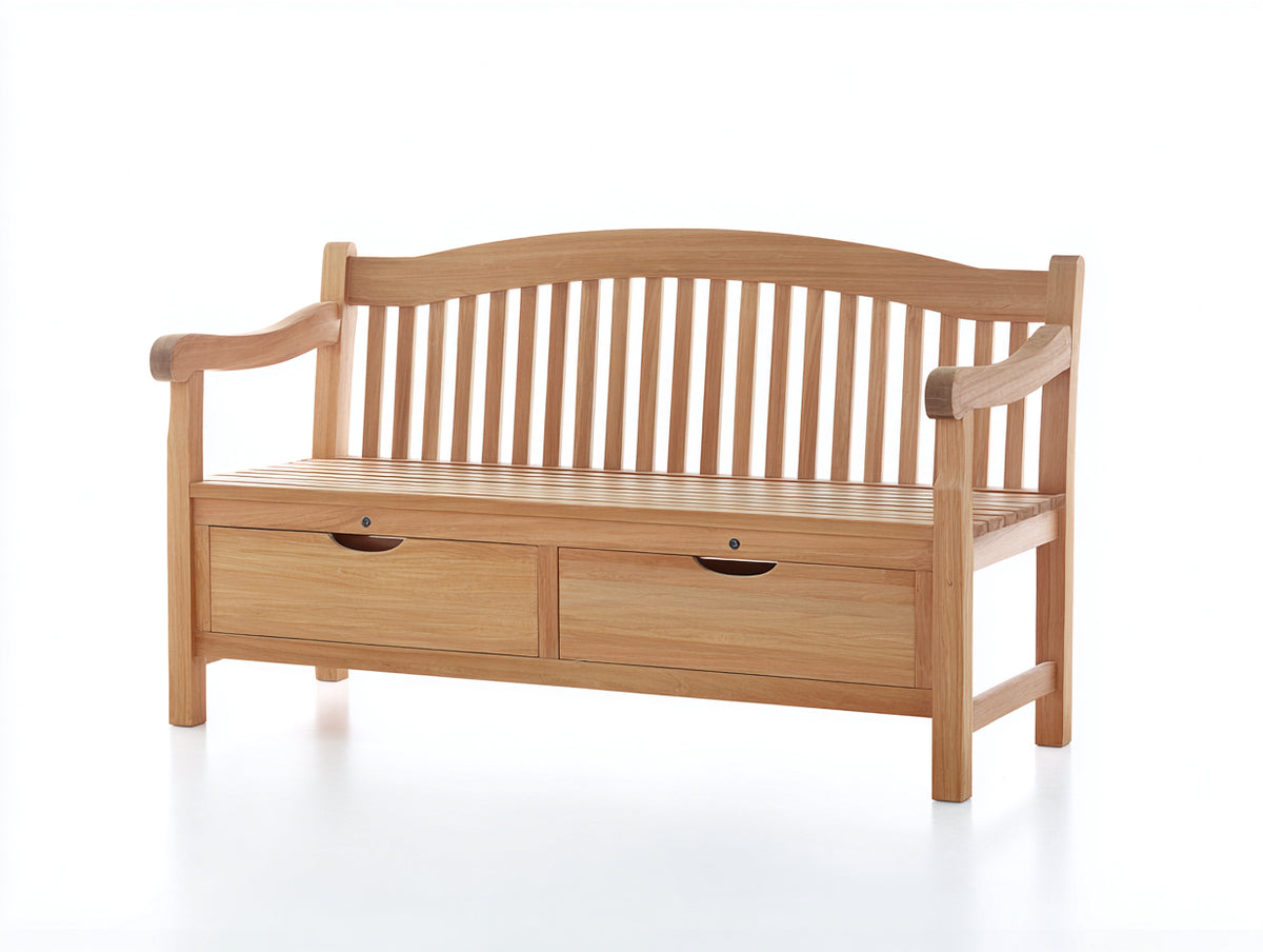 Panche da giardino - Legno - 140x62x90 cm - Naturale - Tradizionale
