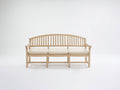 Panche da giardino - Legno-Tessuto - 170x65x90 cm - Naturale-Crema - Classico